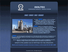 Tablet Screenshot of isoltec.gr